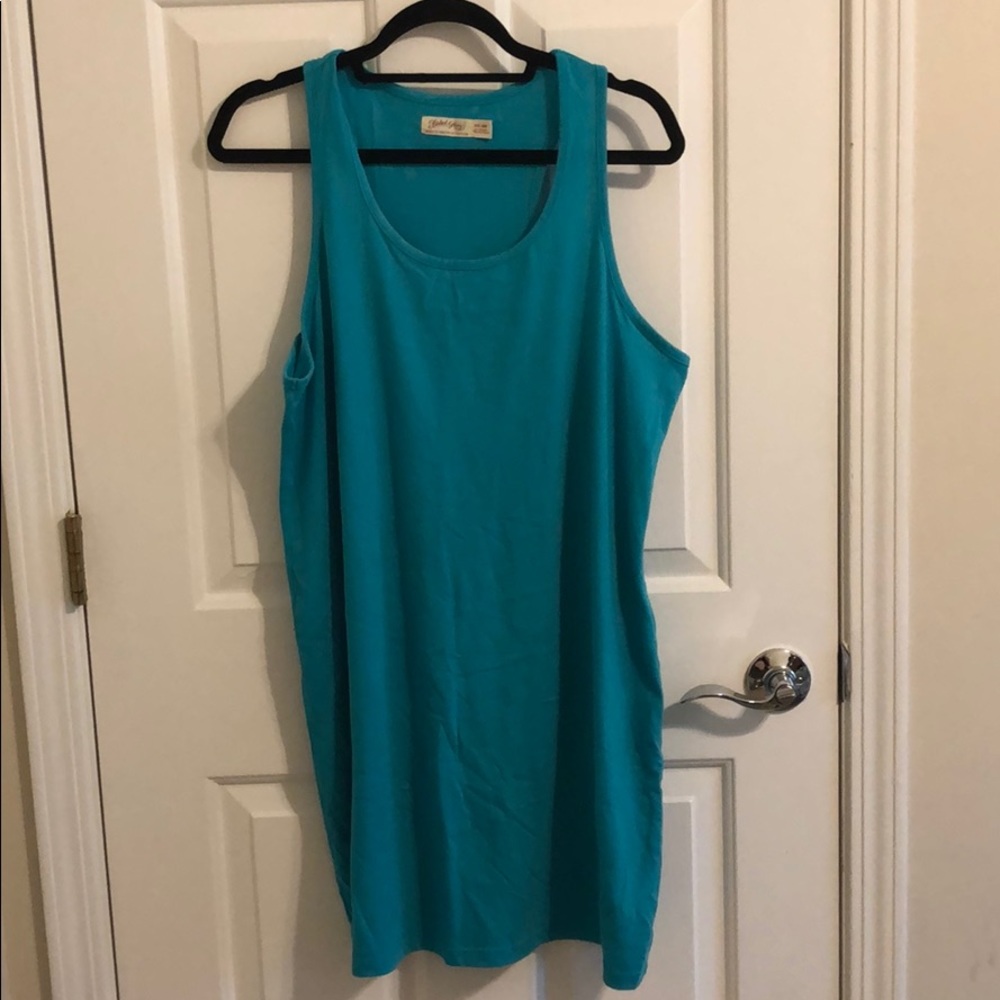 Teal Tank Dress